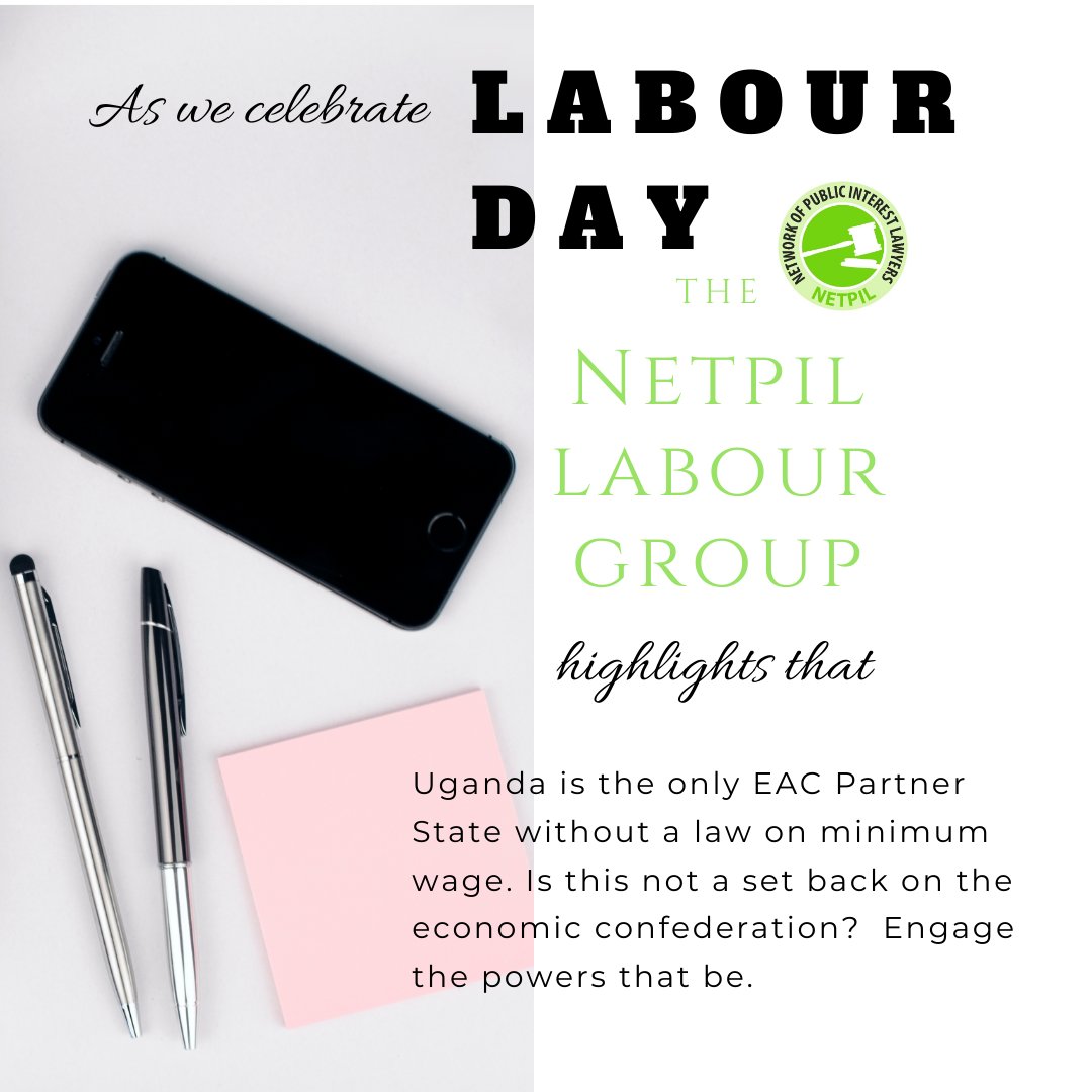 NetpilUganda's tweet photo. #NetpilUpdate #LabourDay2020 @Uganda_LII @Justice_Centres @cehurduganda @mcjl_uganda @newvisionwire @nbstv @ntvuganda @InfoUclf @bazzira @arthur_nsereko @OPMUganda @ug_lawsociety https://t.co/1ihemzpgwf