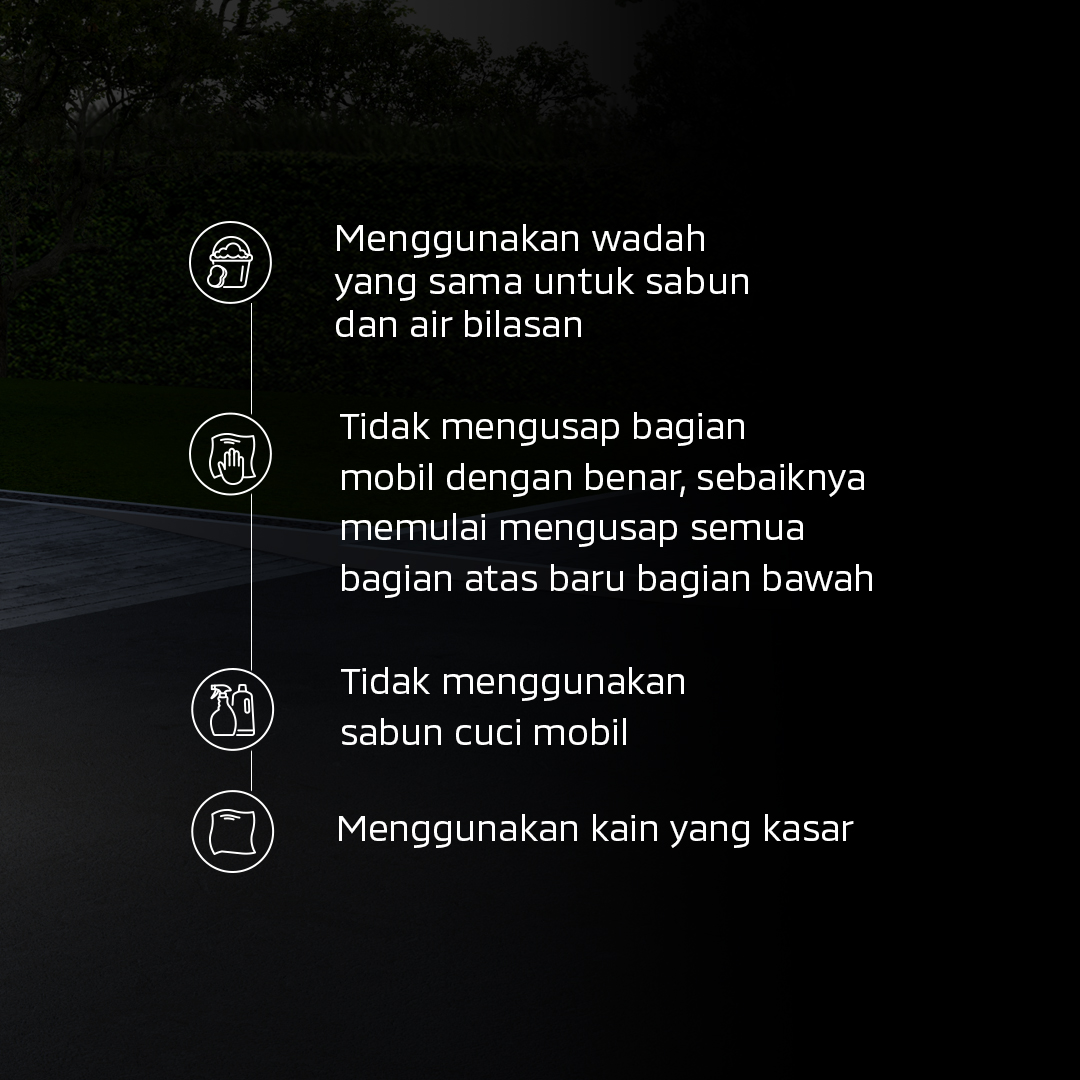 Mitsubishi_ID's tweet photo. Walaupun kendaraan Mitsubishi kesayangan hanya #DirumahAja, jangan lupa ya untuk dicuci. Tapi perhatikan kesalahan berikut agar kondisi mobil tetap baik.

#MitsubishiMotors https://t.co/nhPGcGS7jD