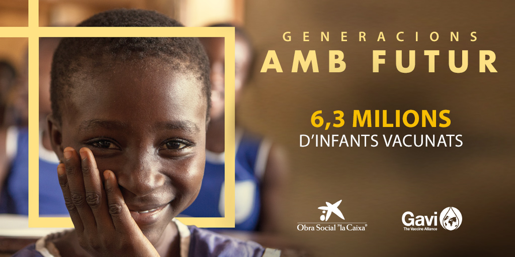 FundlaCaixaCAT's tweet image. Finalitzem la Setmana de la immunització agraint la feina d'entitats i empreses que col·laboren amb l'Aliança per a la Vacunació Infantil. #VacunaciólaCaixa

+6,3M d'infants han estat vacunats gràcies al vostre compromís. Col·labora tu també ➡️ bit.ly/2Vy9oPr