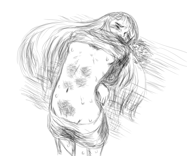 ট ইট র あんてあ リョナサーの姫アート 腹パン 腹を描いてみたくなったので