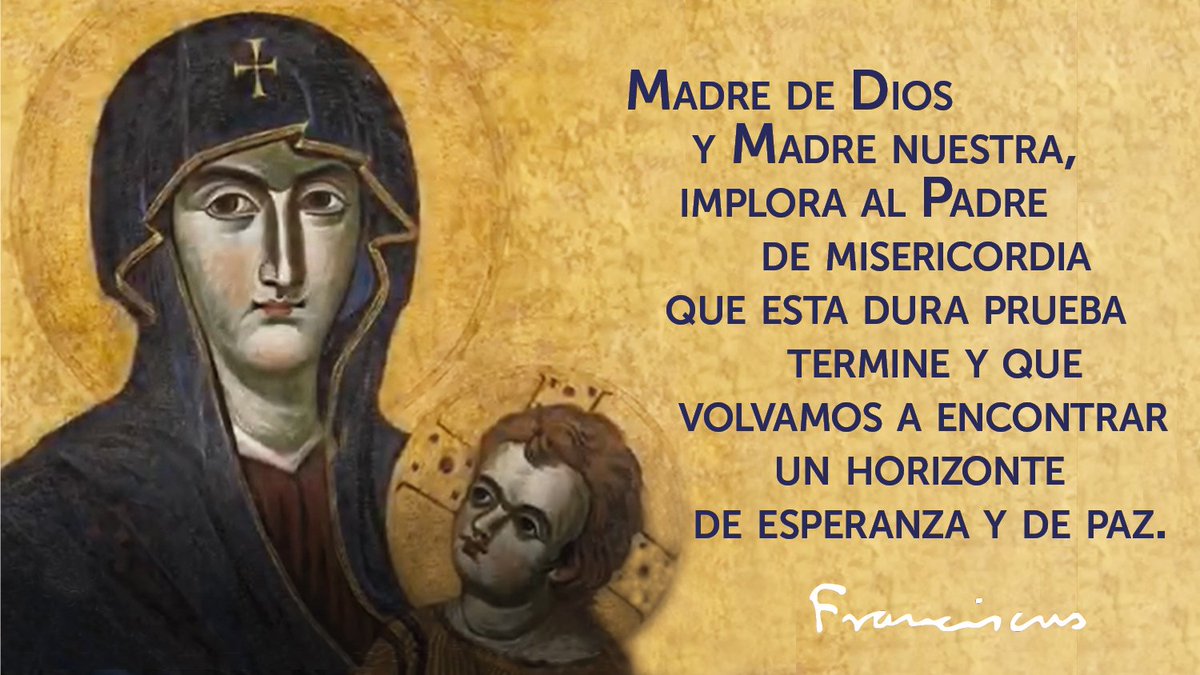 Pontifex266_es's tweet photo. ¡Redescubramos la belleza de rezar el #Rosario en casa durante el mes de mayo! Al final, podemos recitar una oración pidiendo a la Virgen que interceda para que el Señor nos libre de esta pandemia y la vida pueda retomar su curso con serenidad. https://t.co/lIdum6EShY https://t.co/GoYqEjZsL7