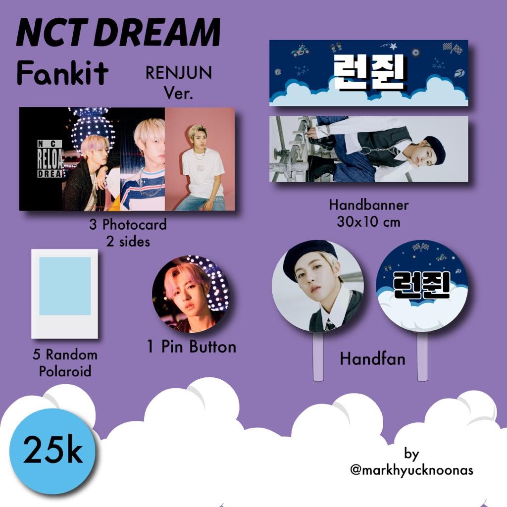 markhyucknoonas's tweet photo. OPEN PO NCT DREAM ‘RELOAD’ FANKIT✨
Only 25k bisa pilih member💸
Full slot langsung close order🚫
Produksi 7-10 hari
🚀Shipping from Semarang🚀
❌Belum termasuk biaya packing❌
Tanya2 langsung DM aja ya✨
#NCTDREAM #FANKITNCT #nctdreamfankit #nctdreamstuff #NCTDREAM_Ridin https://t.co/G7ritDscT8