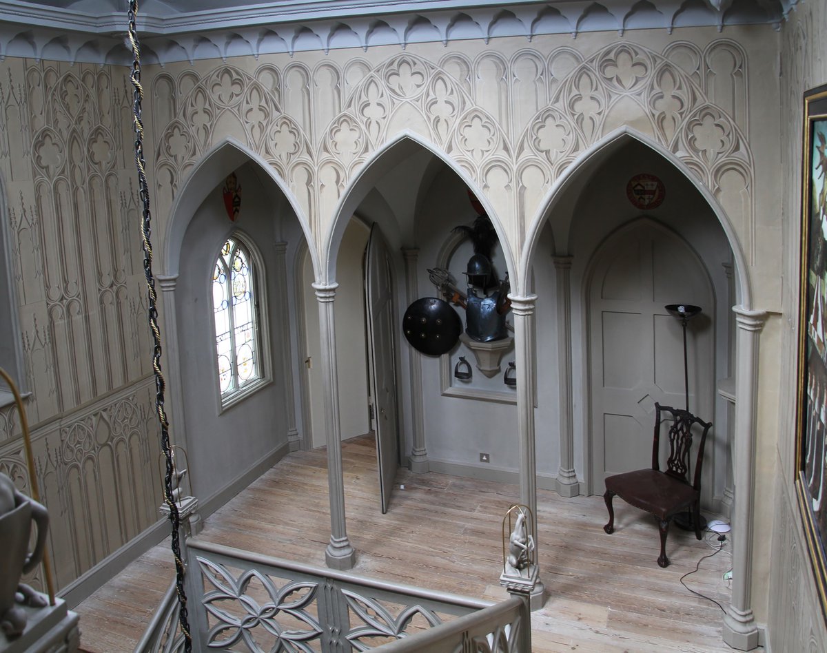 2.6b/ to The Strawberry Hill Trust In 2007 who have since completed a £9,000,000 restoration to the main rooms and reopened it to the public shortly after. They continue to improve the house and look to repopulate it with as many of Walpole’s original contents as possible.