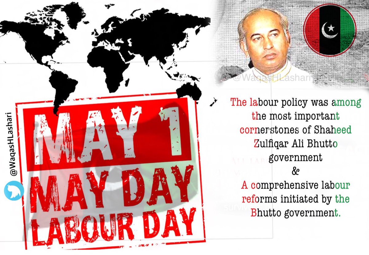 1st May Happy Labours Day.
We Salute to our Hard Workers
#LabourDay 
#happylaboursday 
@BBhuttoZardari