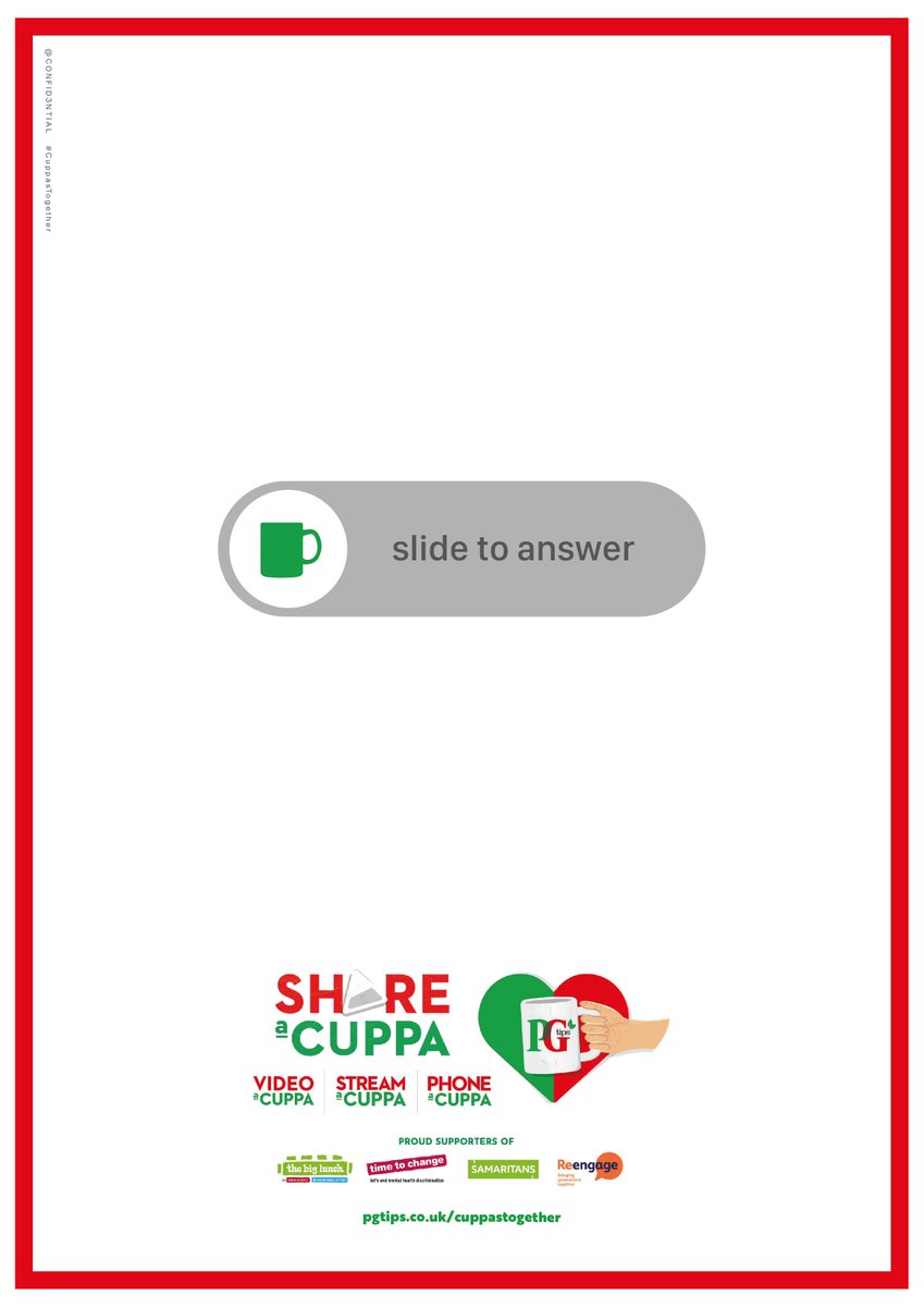 mrconfid3ntial's tweet photo. Stay connected... @PGtips & @OneMinuteBriefs
#CuppasTogether #virtualkindness #StayConnected https://t.co/IH9e0u0O6G