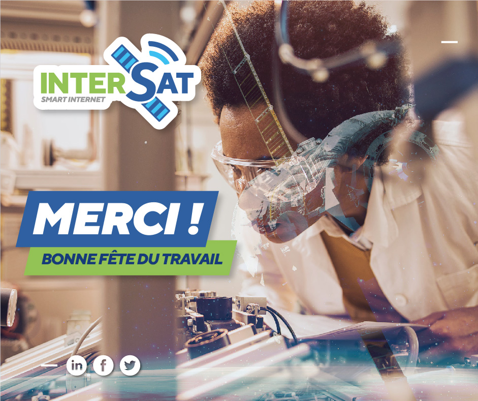 Chers Ivoiriens !
Avec nos solutions d'accès Internet Haut Débit par Satellite, restez connectés : où vous voulez...quand vous voulez...et faire ce que vous voulez...en toute liberté !
Pour ceux qui préfèrent se déconnecter...alors...
BONNE FÊTE DU TRAVAIL !!!
😃😉