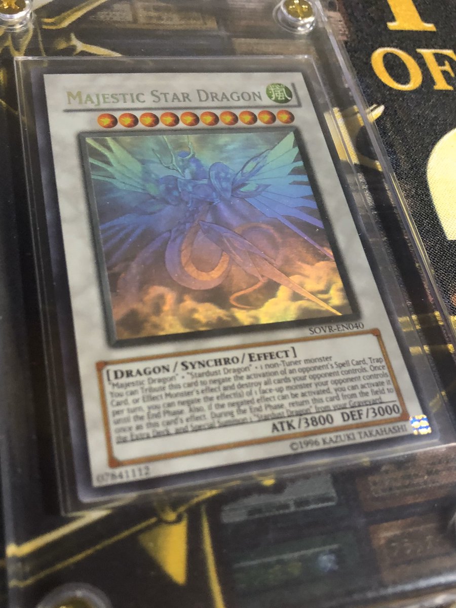 tonica_ygo's tweet photo. 【プレゼント企画のお知らせ】
チャンネル登録者様限定で1名の方にMAJESTIC STAR DORAGONのゴーストレアを含めた3枚のカードをプレゼント。

【応募条件】
①このツイートをリツイート。
②このツイートの欄に僕のYouTubeの登録画面のスクリーンショットをお送り下さい。

【締切】
5/15(金) 20時迄。 https://t.co/lEQugiMXHJ