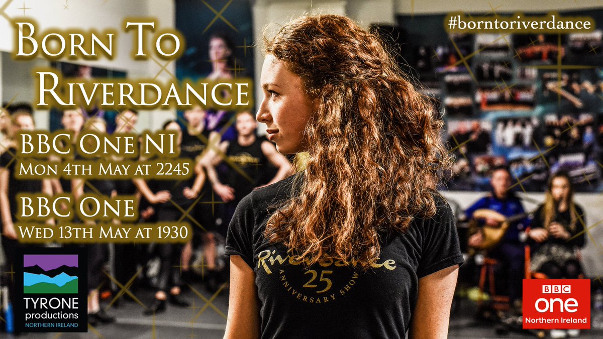 Born To Riverdance, a documentary following <a href="/Riverdance/">Riverdance</a> Lead Dancer Amy-Mae Dolan, will air across the UK on <a href="/BBCOne/">BBC One</a> One on 13th May at 19:30 - a must-see for all fans of Irish Dance.
You can see it first on <a href="/BBCnireland/">BBC Northern Ireland</a> Ireland on Bank Holiday Monday 4th May at 22:45.