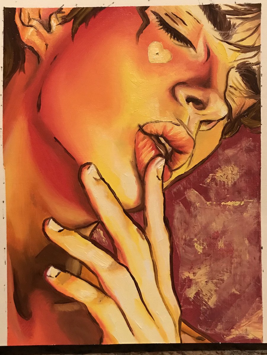 _mad_swami_'s tweet photo. Here my mans is 😍🤤

#jojosbizarreadventure #JotaroKujo #stardustcrusaders #oilpainting https://t.co/LM4NTnwYzJ