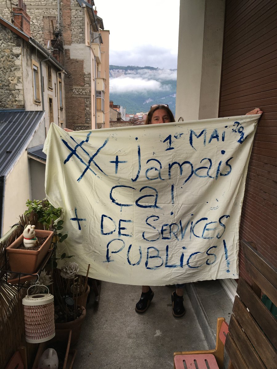Chastagner157's tweet photo. +d'argent +de salaires pour les services public et les salarié-e-s en première ligne #1ermai2020 #PlusJamaisCa #JeResteChezMoi #PourLeJourDapres https://t.co/p6RfDBWxPi