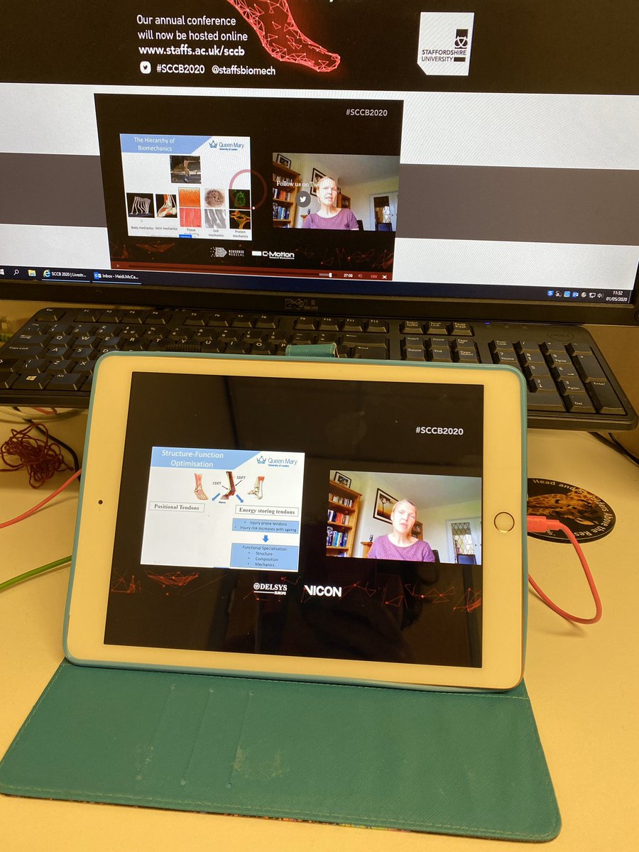 I’m onto backuptech as my NHS internet is failing me, streaming on 4g. #sccb2020