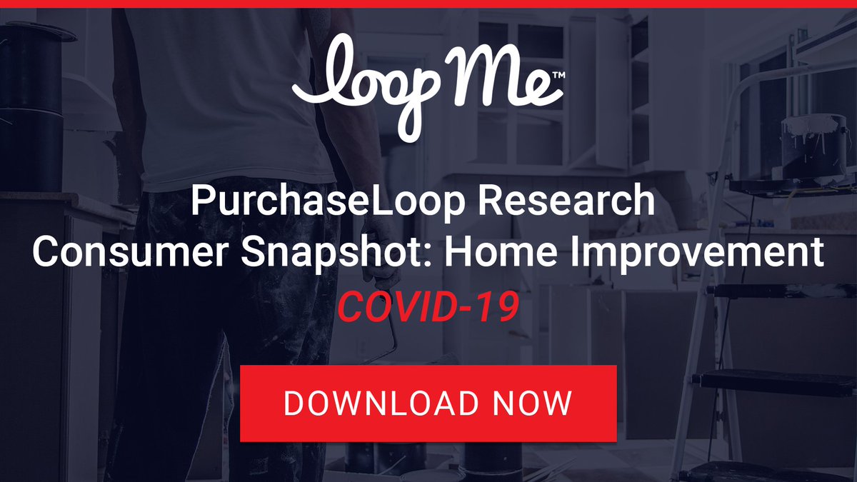 LoopMe's tweet photo. In this week's PurchaseLoop Research Consumer Snapshot, LoopMe analyzed consumer attitudes towards home improvement during COVID-19: https://t.co/mWn7Amcy3n https://t.co/yrDc0er0Sw