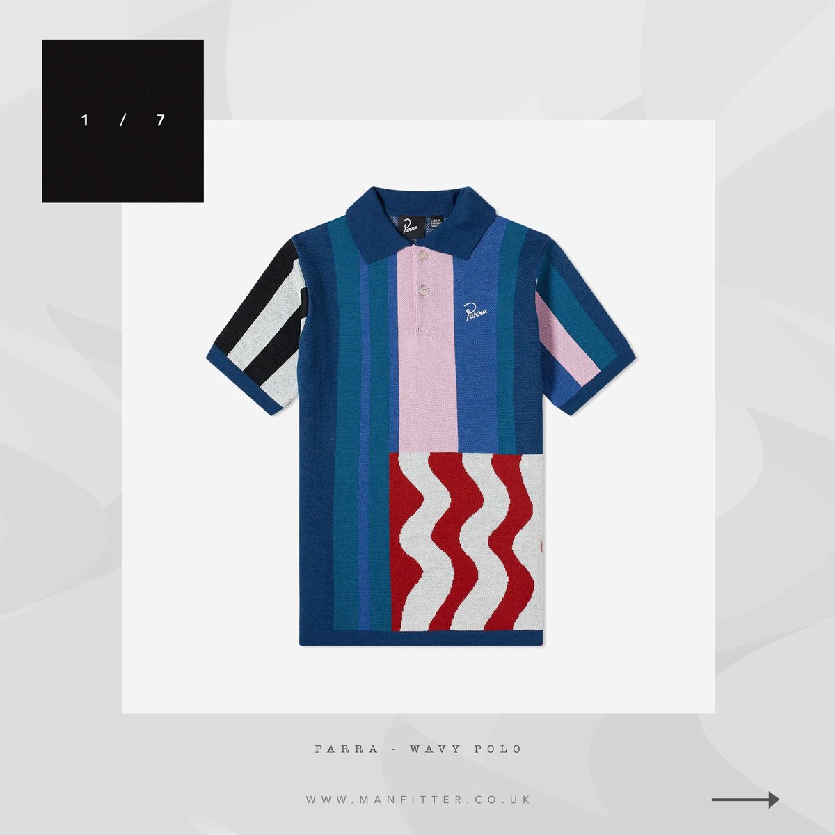 manfitteruk's tweet photo. Seven things to shop now incl. Parra’s Wavy Polo, Nike’s Vintage Court Premiums, Nixon’s Corporal Steel Watch

https://t.co/S4h1rTEpHe https://t.co/Avunnv7SNy