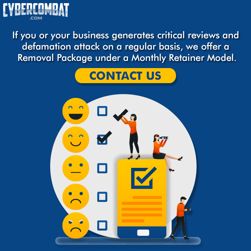 Cybercombat1's tweet photo. Visit us at https://t.co/ANTnih89XI for more information.
Call us on +1 307-776-9111 📞
#Cybercombat #onlinereputation #orm https://t.co/S0qlVR6E0g