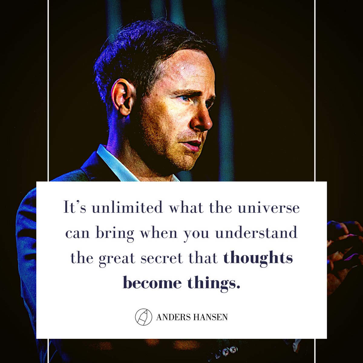 Anders_Hansen's tweet photo. Creation is already complete. Thoughts are energy just as much as objects that appear physical are. They’re only at different levels of vibration, yet it’s the same energy.
Let’s co-create at #RealMagicLIVE
#RealMagicLIVE #ThoughtsBecomeThings #YourGoalManifested https://t.co/rVUjFHJCxh