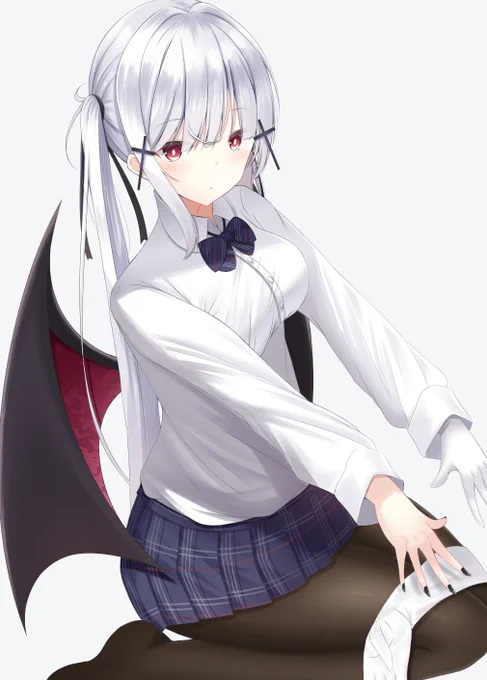 ぐらんでさん(@gggrande)からバトン頂きました??
ありがとうございます!
悪魔っ娘をよく描いてます!?あと手袋が好きです

#絵描き繫がれ 