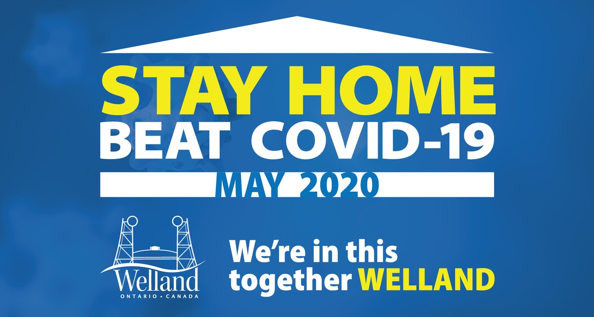 Welland City Council has declared May as 'Stay Home, Beat Covid-19' Month. We're in this together Welland!
welland.ca/hottopics/COVI…