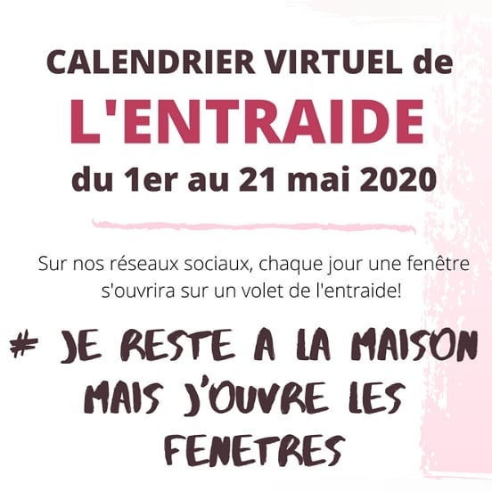 selbsthilfe_ch's tweet photo. #JeResteALaMaisonMaisJOuvreLesFenetres
Du 1er au 21 mai 2020, retrouvez le #CalendrierVirtuel de l' #Entraide -> https://t.co/4rjhqTc1ta https://t.co/BcYVBXQeJv