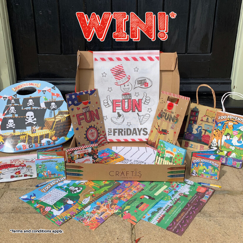 BizziBags's tweet photo. There is still a chance to win a @TGIFridaysUK Legendary Family Experience worth £200 AND a #megabizzibox on us! 🖍️🌈🍔Visit https://t.co/SOByP4FYh6 to find out more! #FridayFun #familytime #FeelGoodFriday https://t.co/bdgVJ3UUIc
