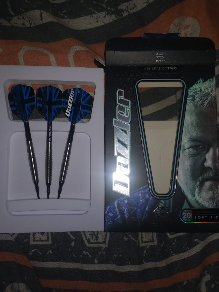 the_gaz88's tweet image. There's been a development on the soft tip front thanks to the guys at @DartsPlanetTV 

Can't wait to get to the board later! 🎯🎯

#vipbenefits