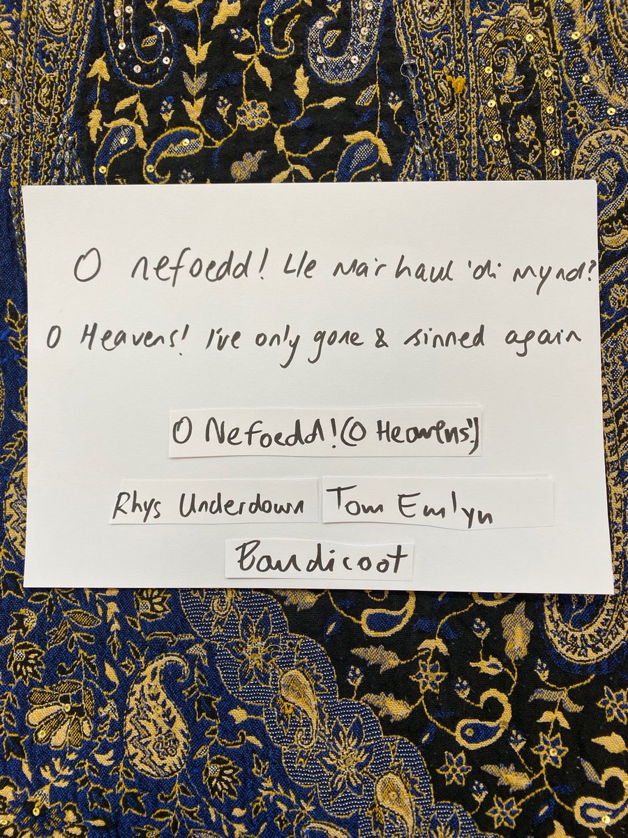 HorizonsCymru's tweet image. Lyric Sheets // Geiriau caneuon Bandicoot! 

Watch the full film from our first Music Docs around Wales
&amp;amp; hear @bandi_coot talk about being a bilingual band and writing bilingually. 
Watch here 👉 bit.ly/2SpuTA1

#taithfachgorwelion #horizonstinytour
@Miwsig_ #musicdoc