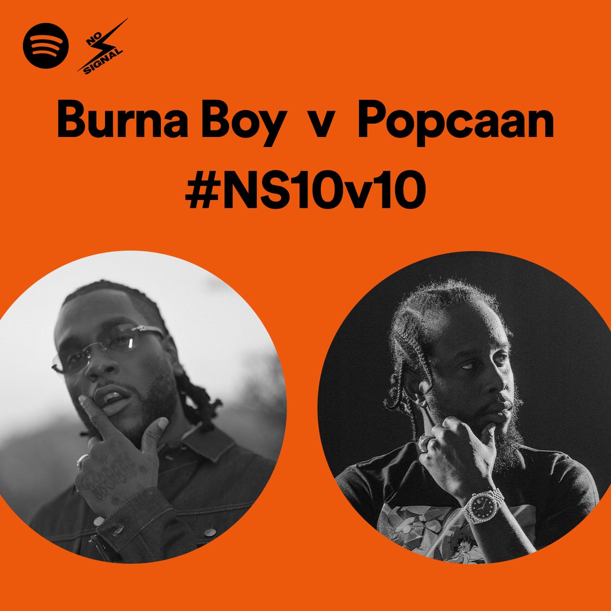 theresnosignall's tweet photo. GASSED to announce we have partnered with @SpotifyUK for #NS10v10. You'll now be able to listen to official 10 v 10 Spotify playlists after every show!!!
Also, follow our official playlist for all the songs we play during the breaks: https://t.co/Qs9tSwTJL8 🔇 https://t.co/ShxwkRlFzX