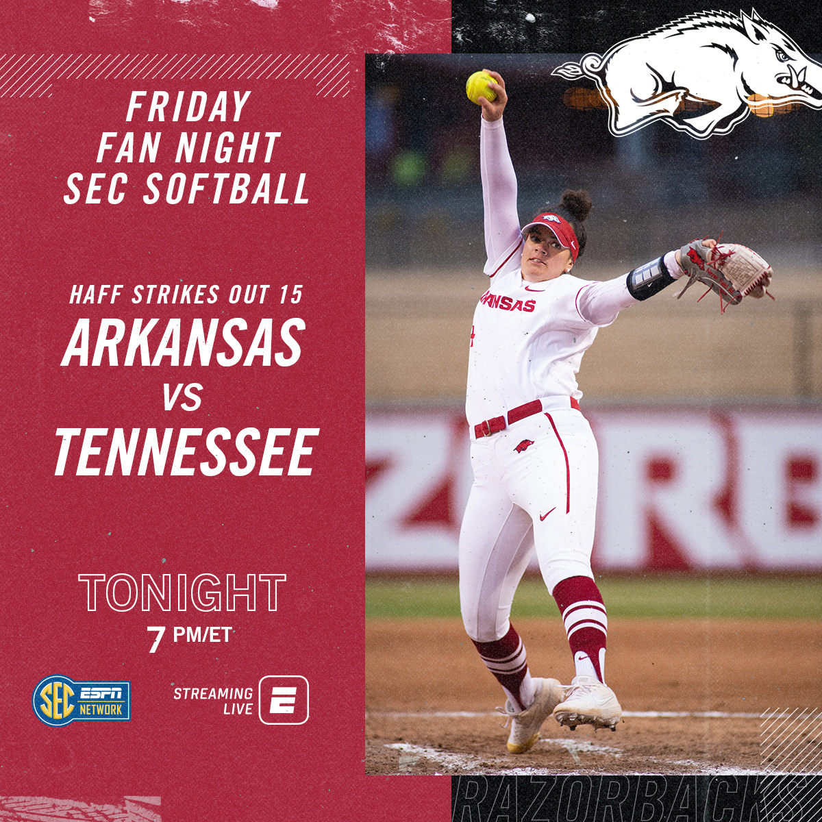 Arkansas Razorback Softball on Twitter "Tune in 𝙏𝙊𝙉𝙄𝙂𝙃𝙏 to watch Mary
