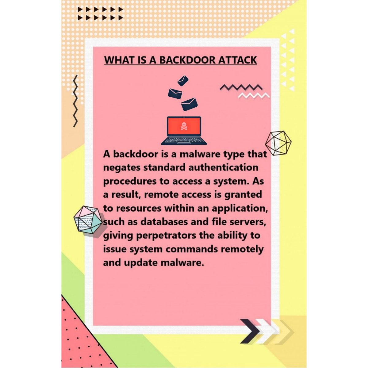 mrwhite2k's tweet photo. ⚡Backdoor Attack⚡
#backdoor #backdoorattack #payloads #virus #spam #cybersecurity #hacking #security #technology #hacker #infosec #tech #ethicalhacking #malware #cyber #cybercrime #kalilinux #programming #hackers #linux #hack #cyberattack #pentesting #computerscience https://t.co/qgfWdHlMqz