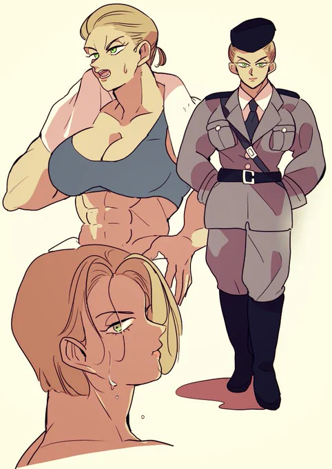 ムキムキお姉さん。服の上からでもわかるマッスルボディが好き? 