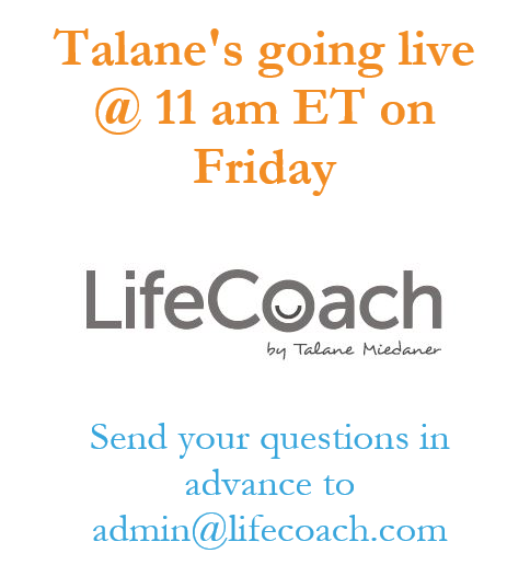 talanemiedaner's tweet photo. #fblive #Talane will be going live in one hour - 11am EST. Send in your questions now! https://t.co/6pqXp6LutF