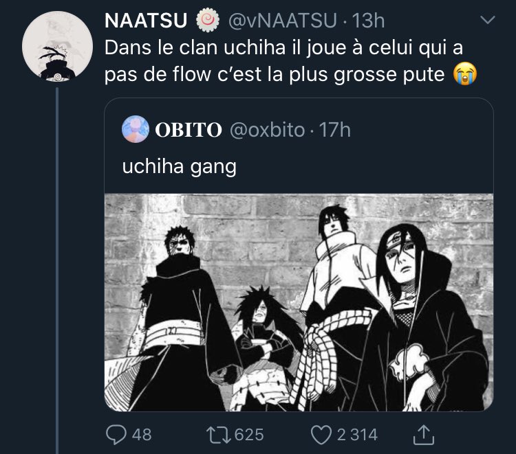 FC Naruto 3/3:-A part poster les mêmes combats et les mêmes OST ils font quoi d’autre?-Ah oui ils font une zumba générale sur les Openings, qui dure depuis 3 ans (Le FC Blue Bird on vous voit)-3/4 ont pas lu le manga, j’exagère pas-Ils commencent à twerker pour Boruto