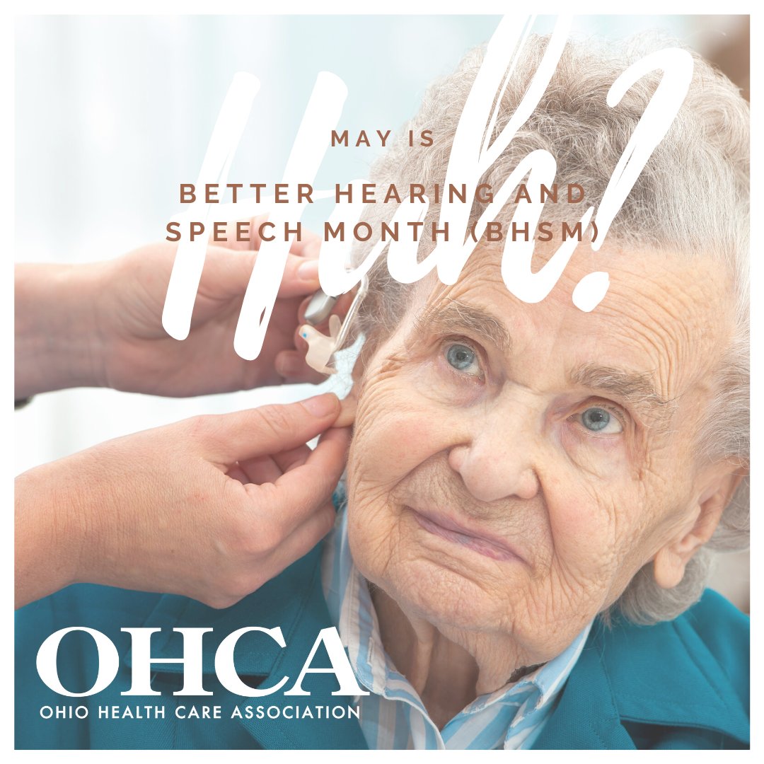 OHCA_Ohio's tweet image. Each May, Better Hearing &amp;amp; Speech Month (BHSM) provides an opportunity to raise awareness about communication disorders and the role of ASHA members in providing life-altering treatment. The 2020 theme is &quot;Communication at Work.&quot; #CommunicationatWork