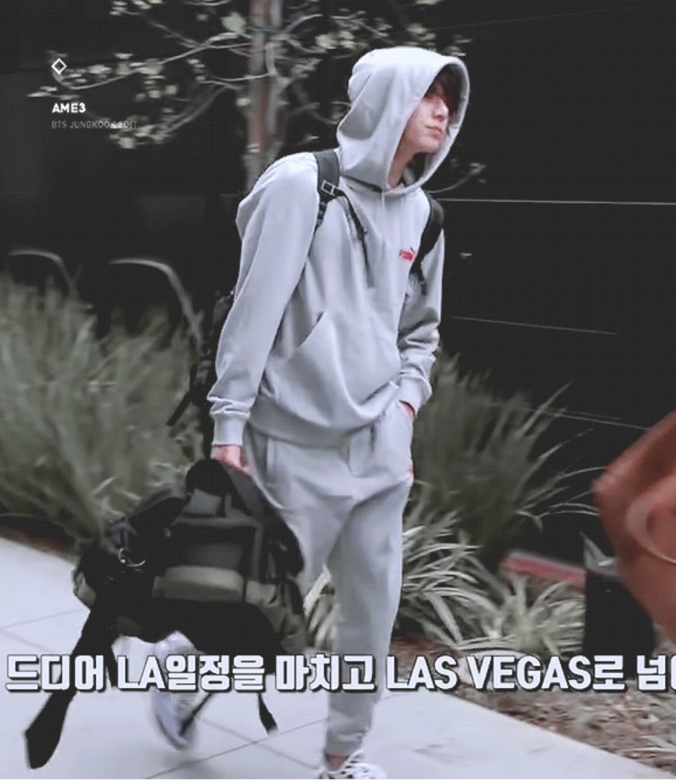 other pics of kook wearing gray hoodies