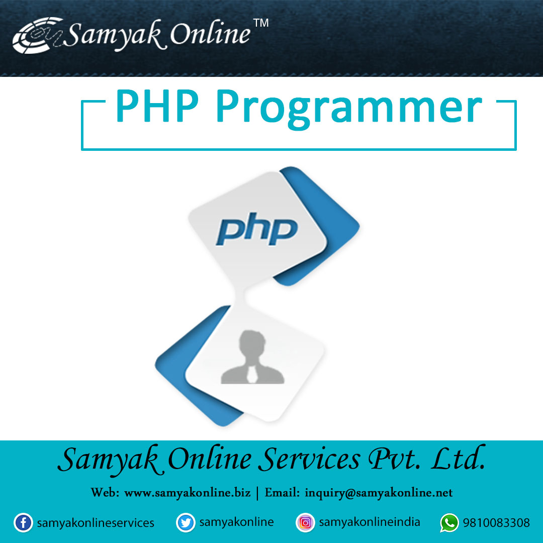 samyakonline's tweet image. To hire #PHPprogrammers with expertise in MySQL, JavaScript, jQuery, Xajax etc for competitive #PHPwebdevelopment, Contact - Samyak Online, Delhi. To Know more 👉 bit.ly/PHP-Programmers! WhatsApp wa.me/919810083308! LIKE👍 #Php #PhpDevelopment #WebDevelopment #WebDesign
