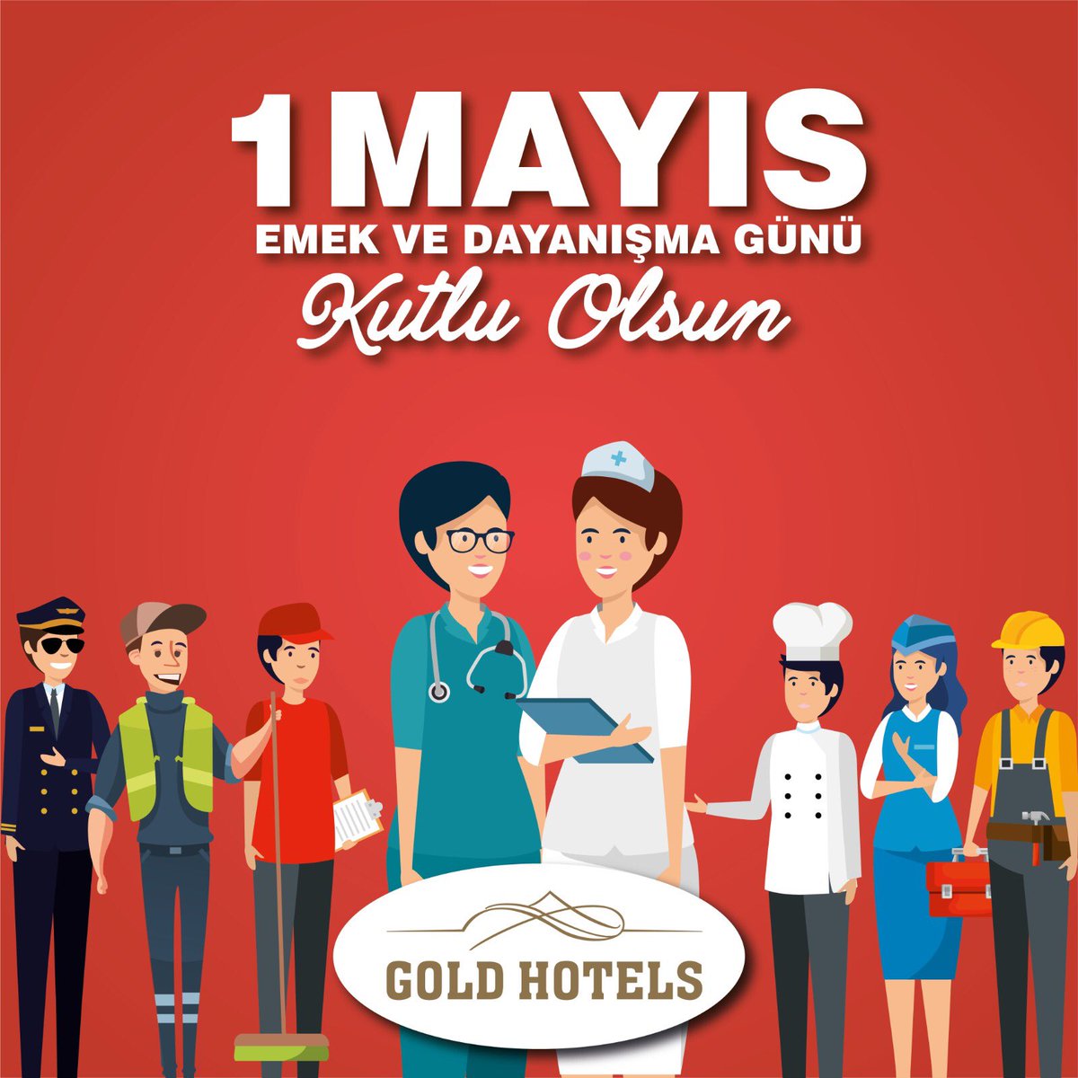 Korona virüs pandemisiyle mücadelimizdeki fedakarlıklarından dolayı, sağlık emekçileri başta olmak üzere tüm işçilerin 1 Mayıs Emek ve Dayanışma Günü kutlu olsun.
#1mayıs #emekvedayanışmagünü #happylaborday #1mayısişçibayramı #goldcityhotel #goldhotels #goldislandhotel