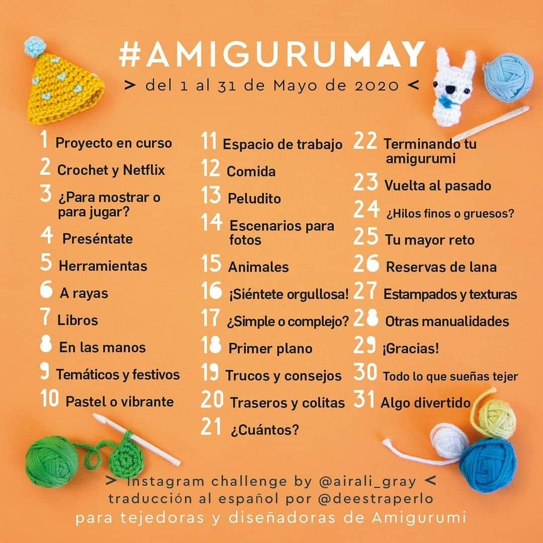knitcrocake's tweet photo. #amigurumay2020 

Buenos y ⛅ días!

Me parece un planazo para este mes de mayo, quien se apunta??? No me dejeis sola! https://t.co/8OKDnzTaqd