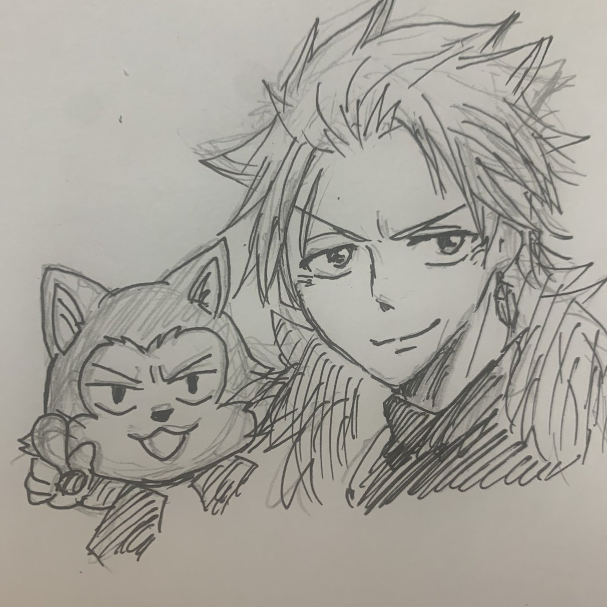 Shikiluna V Twitter Awesome Drawings Lucy Heartfilia ルーシィ ハートフィリア Sting Eucliffe スティング ユークリフ Plue プルー And Lector レクター I Really Love Fairy Tail これは私のイラストです