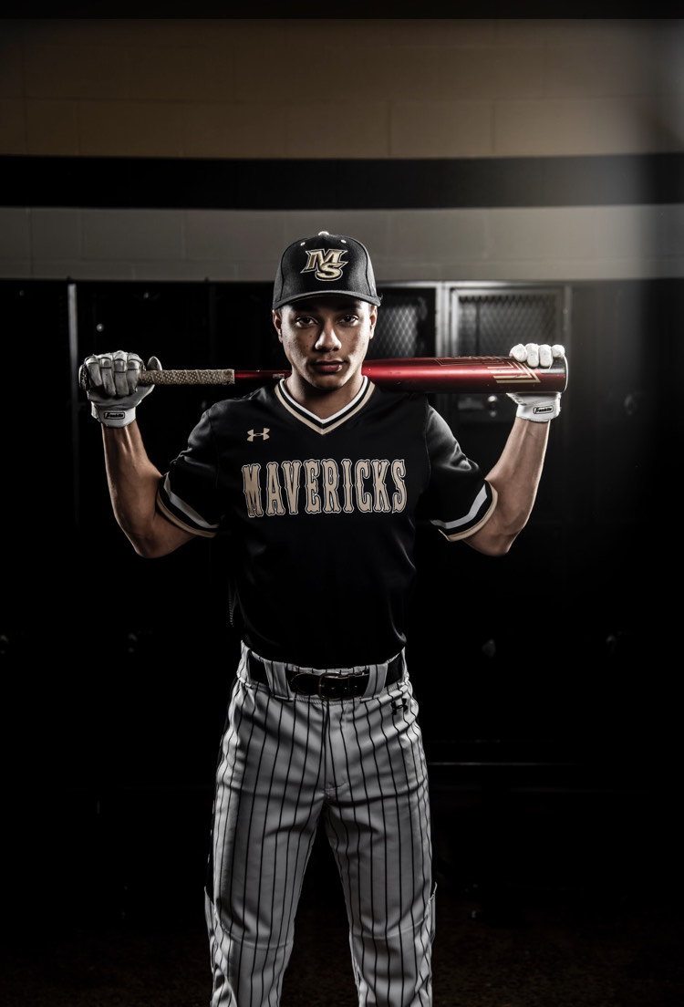 baseball_mshs's tweet photo. Trevion Mitchell is our 5th senior. Trevion joined the Mavericks to create havoc on the base paths for defenses. Trevion will be attending Ft Hays St in the fall to play football for the Tigers. His favorite MSHS memory was his Sr year in football. Good look in the future Trevion https://t.co/B846RqAMgg