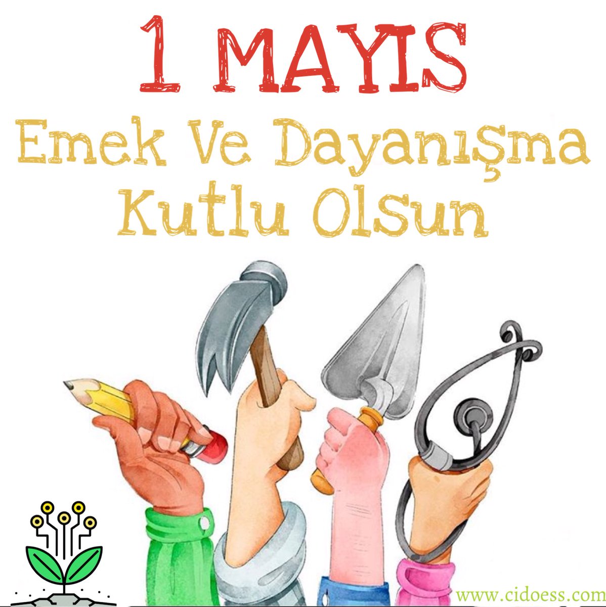 Üreten, emek veren, dünyayı güzelleştirebilmek için çalışan tüm emekçilerin 1 Mayıs Emek ve Dayanışma Günü kutlu olsun.

#1mayıs #1mayısişçibayramı #1mayısişçiveemekçibayramıkutluolsun  #Tarım #Çiftçi #Çidoes #Tohum #DoğruEkim #DoğruTarım