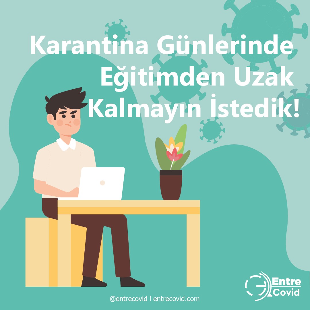 EntreCovid ekibi olarak karantina günlerinde eğitimden uzak kalmayın istedik! 😎👇 #EvdeKal 

1- <a href="/freeCodeCamp/">freeCodeCamp.org</a> 
entrecovid.com/evdekal/hepsi/…

2- NaatureAcademi  entrecovid.com/evdekal/hepsi/…

3- <a href="/DataCamp/">DataCamp</a> 
 entrecovid.com/evdekal/hepsi/…