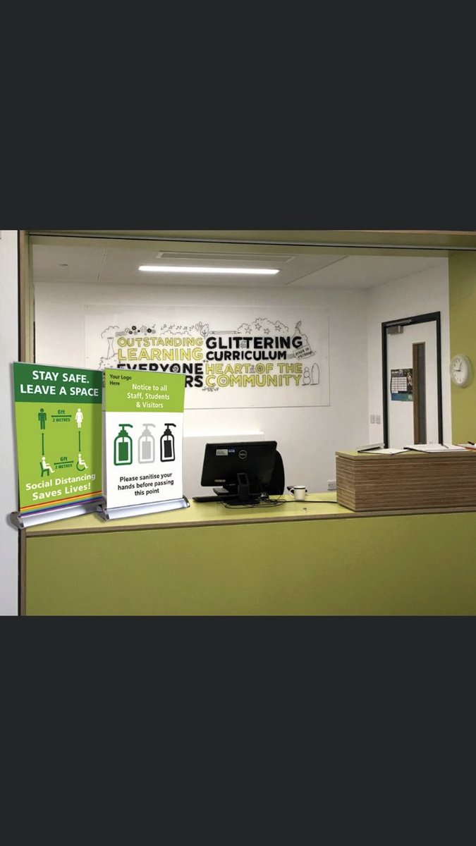 signaturesign5's tweet photo. We can supply signage which shows '2 metre' floor markings to mark distances as well as directional, no visitors, hand sanitiser and general Covid19 awareness signage. Please get in touch if you or your company requires a quotation for your workplace. Attached are some examples. https://t.co/nK1cuC8ssM