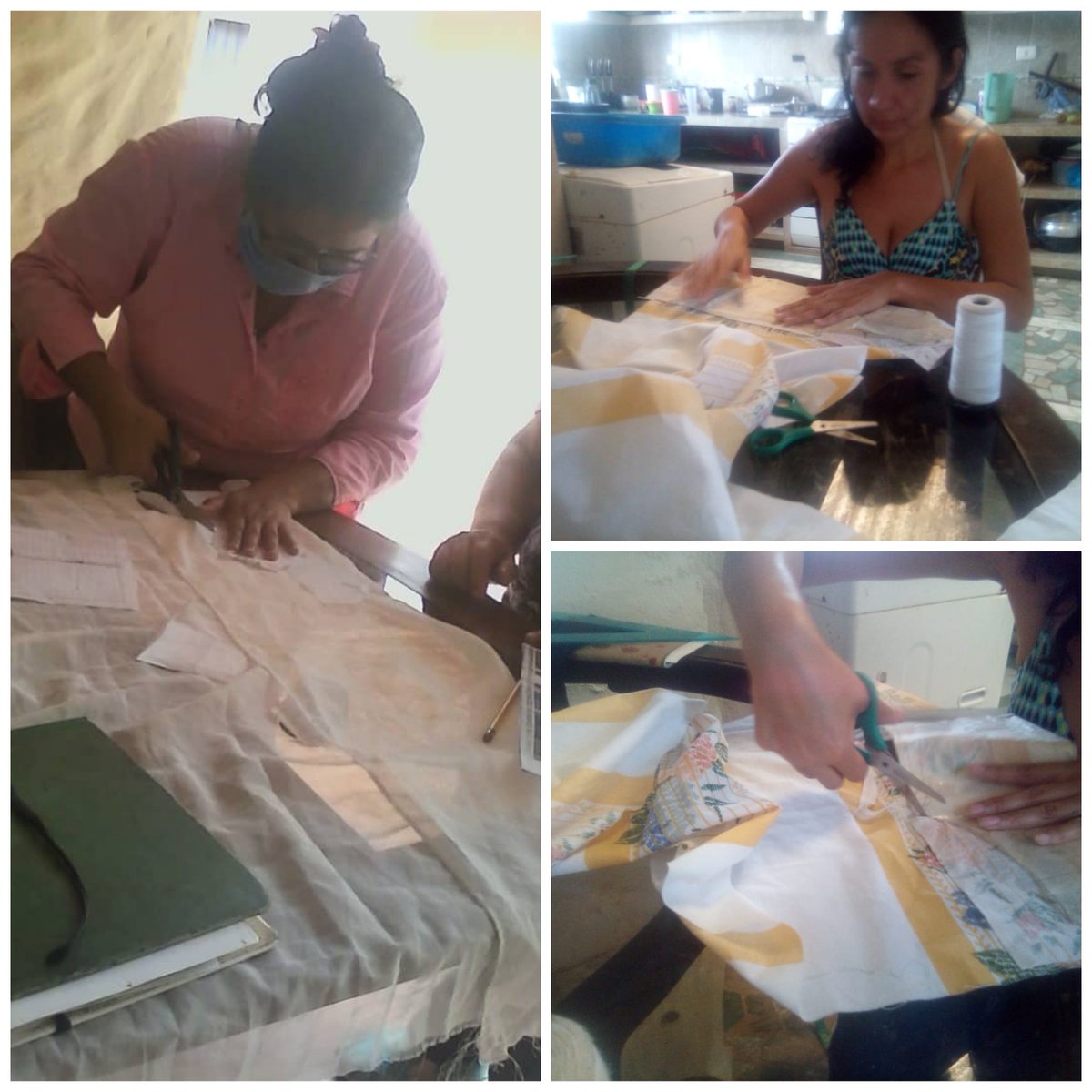 CarmenCarreroS's tweet photo. #30Abr #Hoy en Munic. Junín #AltosDeFlorida. Avanzando en proceso de aprendizaje desde sus casas, partic. en "Curso de Camisas Damas y Caballeros" (186 horas), con la orientación de MTP Lisneida Nieto del #IncesTextilParamillo #Tachira. #SomosInces @WuikelmanAngel @FreddyBernal https://t.co/G31Mi6sv6u