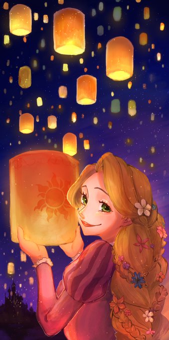 塔の上のラプンツェル のtwitterイラスト作品 人気順