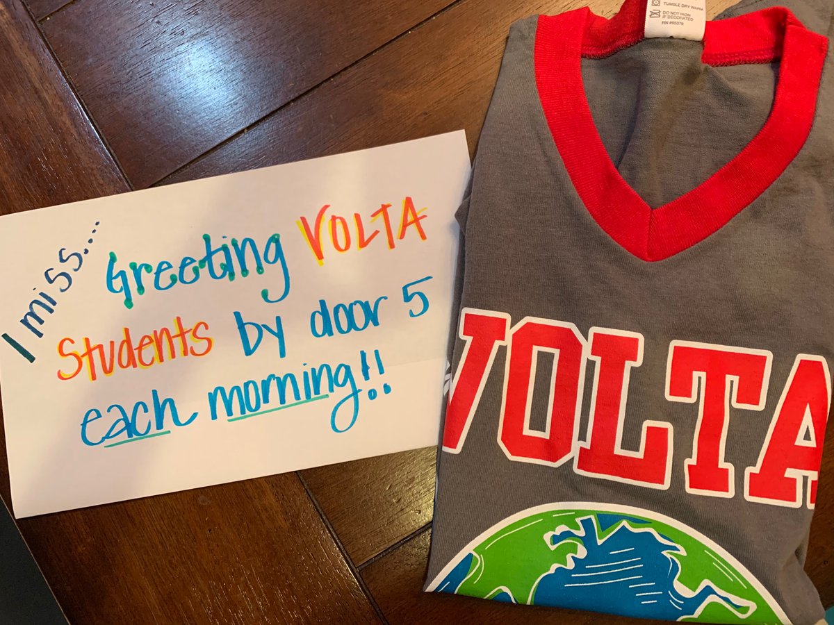 VoltaCounselor's tweet photo. Happy Friday of #VoltaVirtualSpiritWeek! Share what you miss most about Volta! https://t.co/cQL4oOy6Go