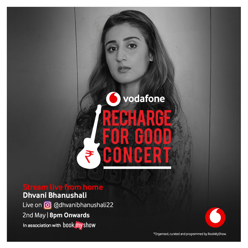 dhvanivinod's tweet photo. Hi guys, I've got some great tunes for you this weekend. Tune in live on the @VodafoneIN's #RechargeForGood concert and let's have a house party together.
Register on @bookmyshow here:   https://t.co/ml0Yxyz398

#ItAllStartsHere https://t.co/L5zJYWePvH