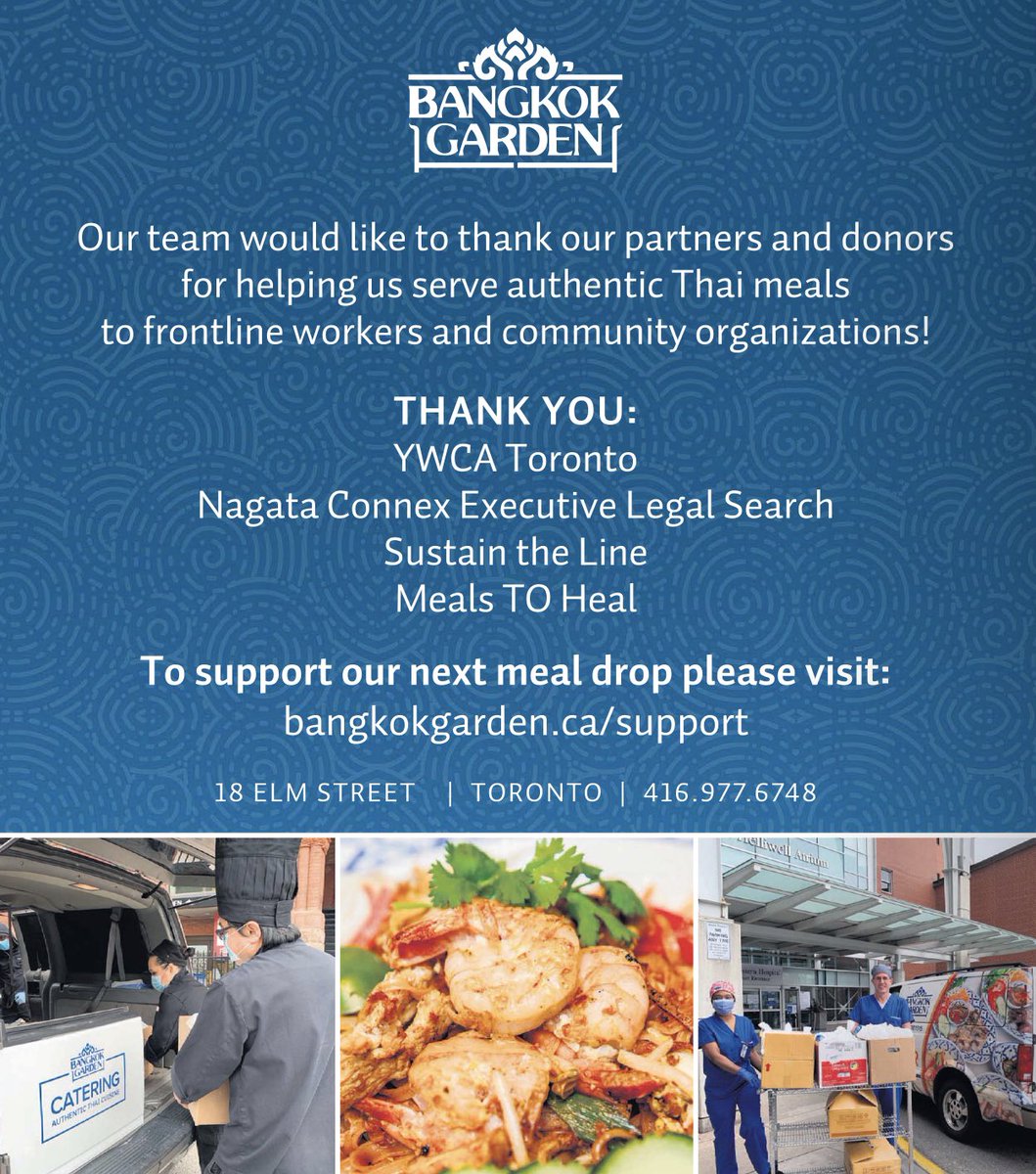 Phenomenal work <a href="/BangkokGardenTO/">BangkokGarden</a> 🙌🏽❤️ 

Help out at bangkokgarden.ca/support/ 

Via <a href="/meals_TO_heal/">Meals TO Heal</a> <a href="/YWCAToronto/">YWCA Toronto</a> in <a href="/globeandmail/">The Globe and Mail</a>
