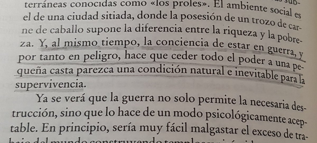 Virgini04157993's tweet image. 1984, George Orwell. De manual lo que se está produciendo en España en estos dias.