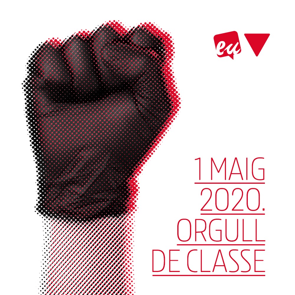AnnaGonzlezMont's tweet photo. #1deMayo2020 dia de la clase trabajadora. Este año no estaremos en las calles, desde el confinamiento seguimos reivindicando el derecho al trabajo, a los servcios públicos de calidad, a la igualdad y la vida digna. Estemos donde estemos siempre con la firmeza de la lucha obrera https://t.co/ffjMPnkcfJ