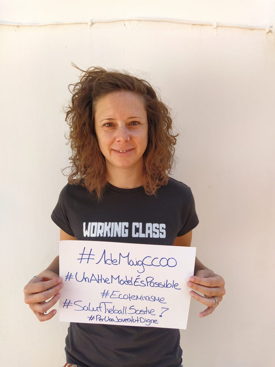 Dia de reivindicacions❗
#UnAltreModelEsNecessari 
#Ecofeminisme
#SalutTreballSostre
#PerUnaJoventutDigne

Visca el #1deMaigCCOO #1deMayoCCOO !!!!💪
#JoSoc1deMaig #YoSoy1DeMayo ✊✊