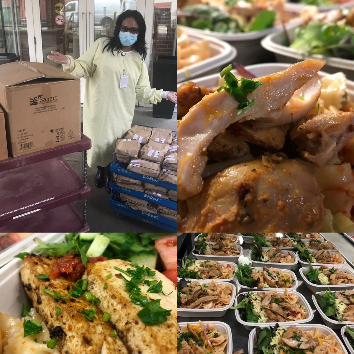 DMCCatering's tweet photo. Yesterday, we had another delivery to help the frontline workers to the long care health facility, Kensington Gardens. Happy to help out the best way we know how, with @feedtheneedto  #feedtheneedto #FrontLineHeroes #longtermhealthcare #DMC #DMCatering #davidmintzcatering https://t.co/tuC35UwHAB